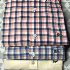 Mens Lacoste Button Down Shirt Bundle